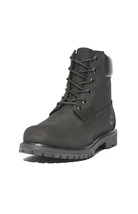 Timberland Women's Black Premium 6inch Lace-Up Waterproof Boots
