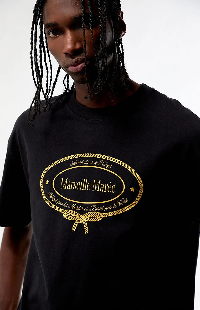 Pacsun Marseille Cropped Boxy T-Shirt