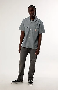 Levi's Striped Worker Short Sleeve Shirt