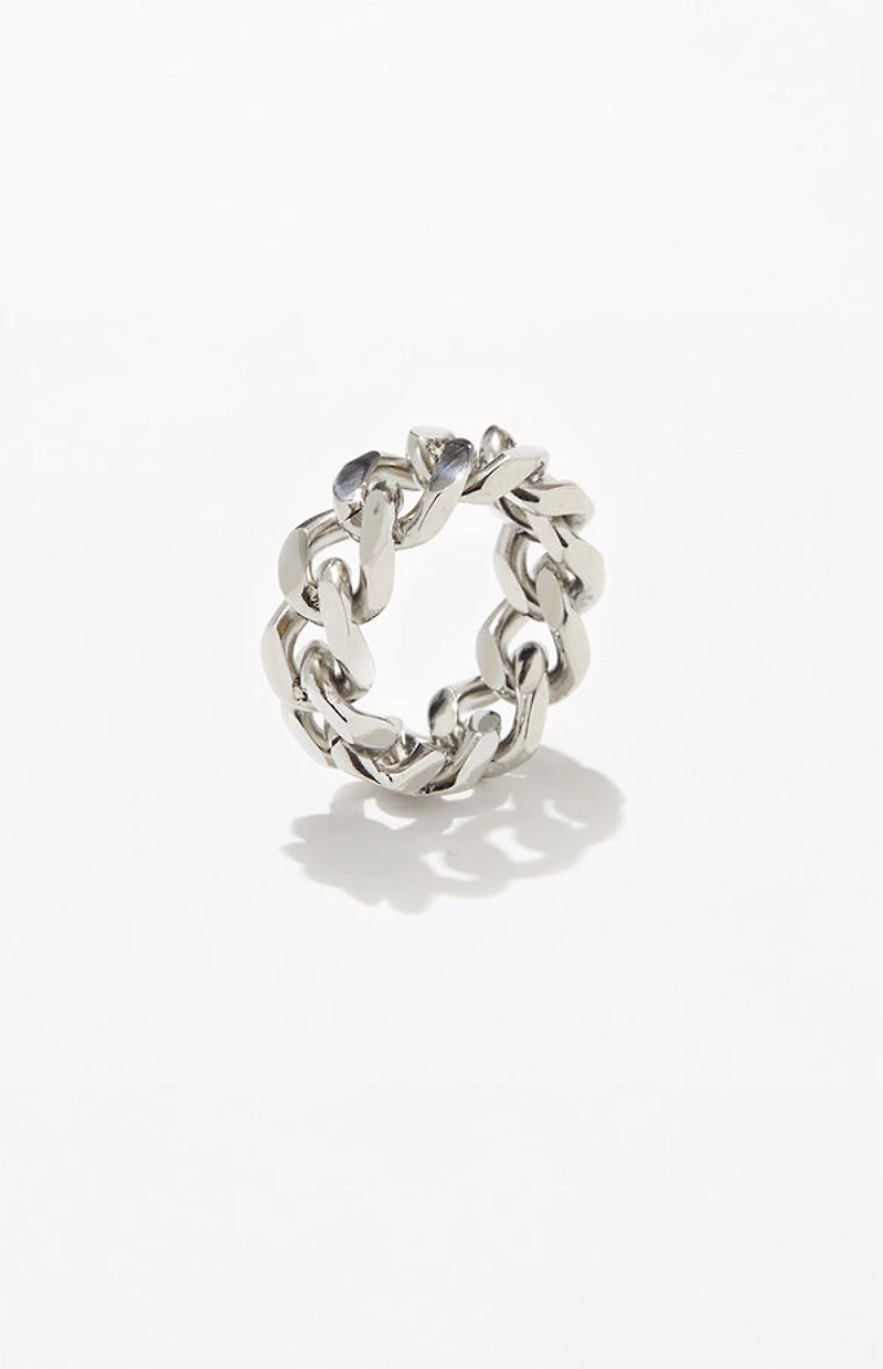 Pacsun Silver Cuban Ring