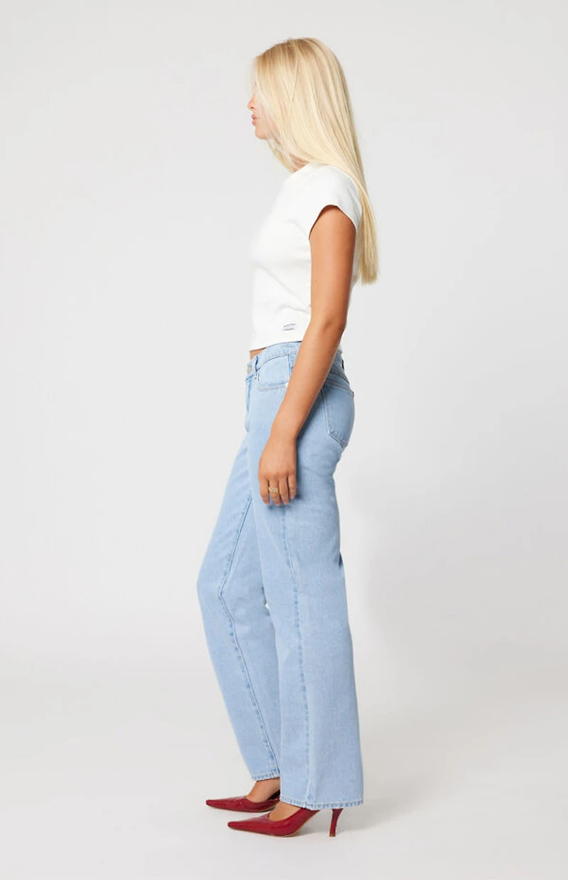 ABRAND Kendall 99 Low Rise Wide Leg Jeans