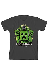 KIds Minecraft Creepers Rails T-Shirt
