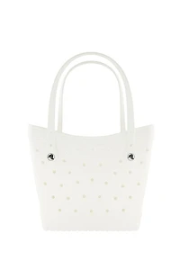 Crocs White Medium Classic Tote Bag
