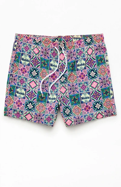 Modelo Tile 5" Swim Trunks