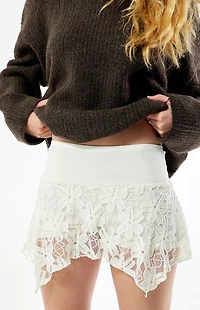 Your Favorite Asymmetrical Floral Mini Skort