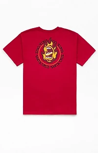 Santa Cruz Kids Ringed Screaming Flame T-Shirt
