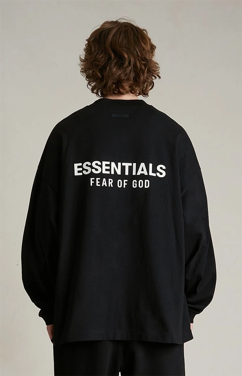 Fear of God ESSENTIALS Black Long Sleeve T-Shirt
