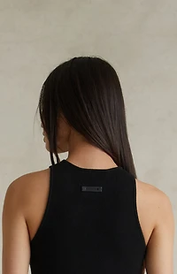 Fear of God ESSENTIALS Women's Jet Black Sport Knit Tank Top