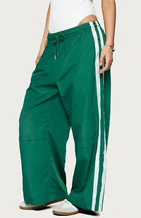 Edikted Petite Fauna Nylon Track Pants