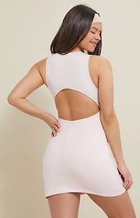 PAC 1980 WHISPER Active Pink Ellewood Mini Dress