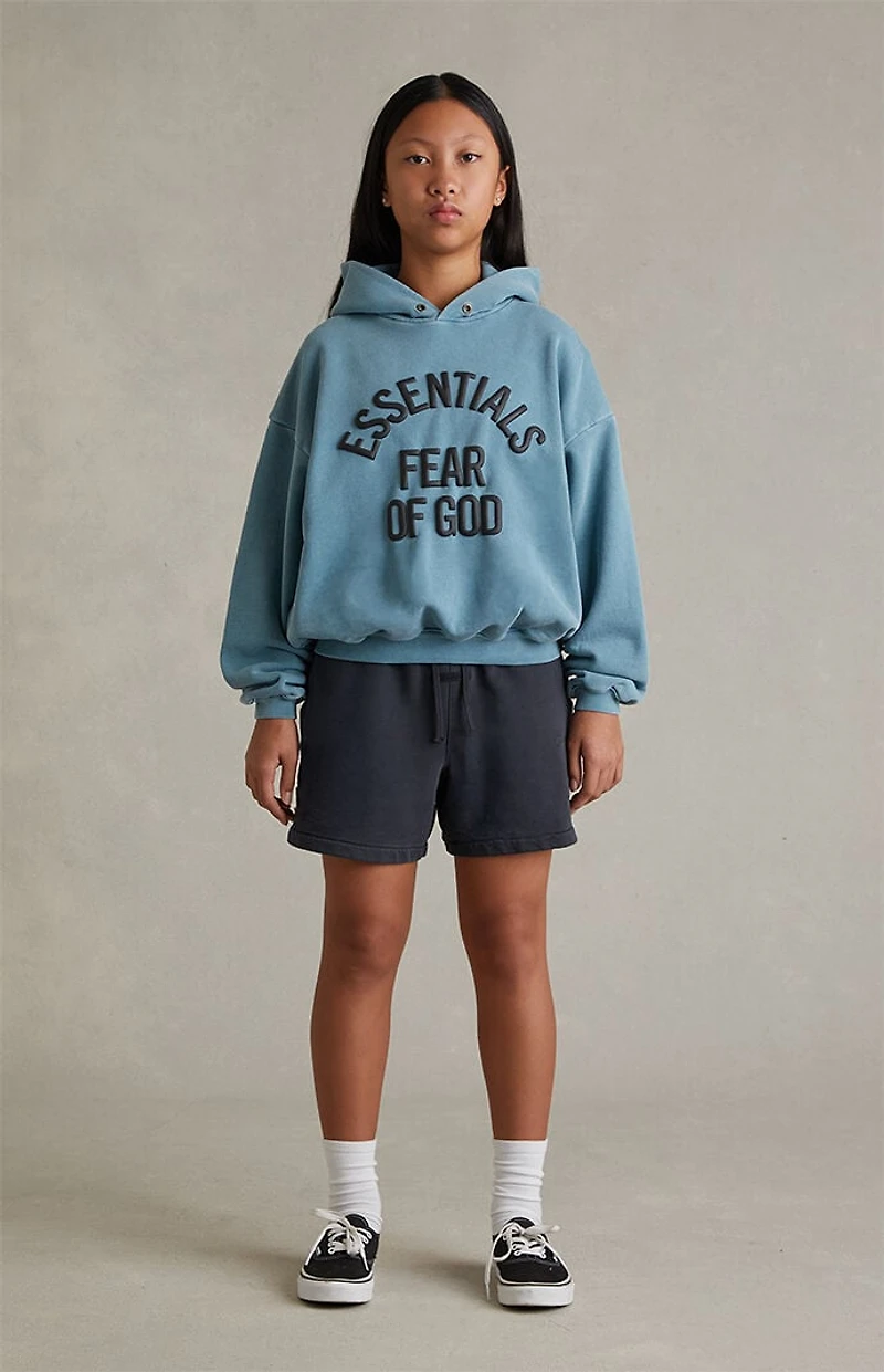 Fear of God ESSENTIALS Kids Faded Coastal Campus '90s Hoodie