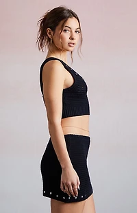 Third Charm Leila Studded Festival Tank Top