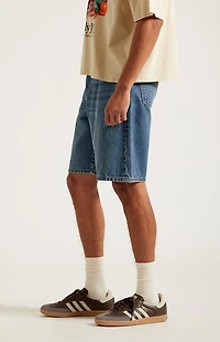 Pacsun Medium Blue Baggy Jean Shorts