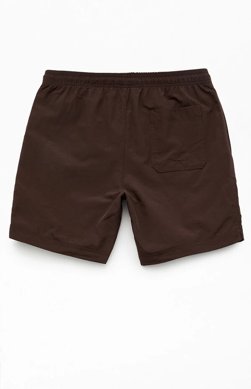 Pacsun Petal Applique 6.5" Swim Trunks