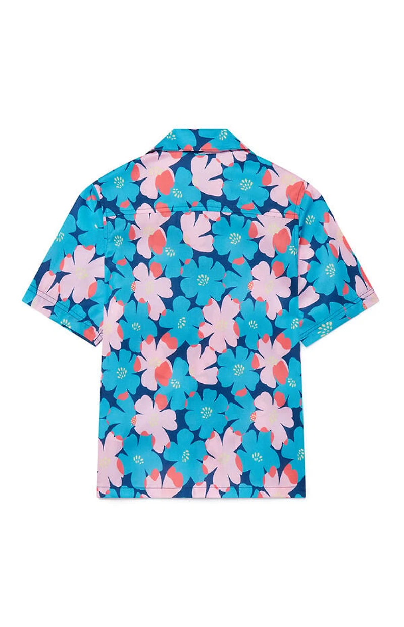 Boardies Kids Sully Floral Camp Shirt