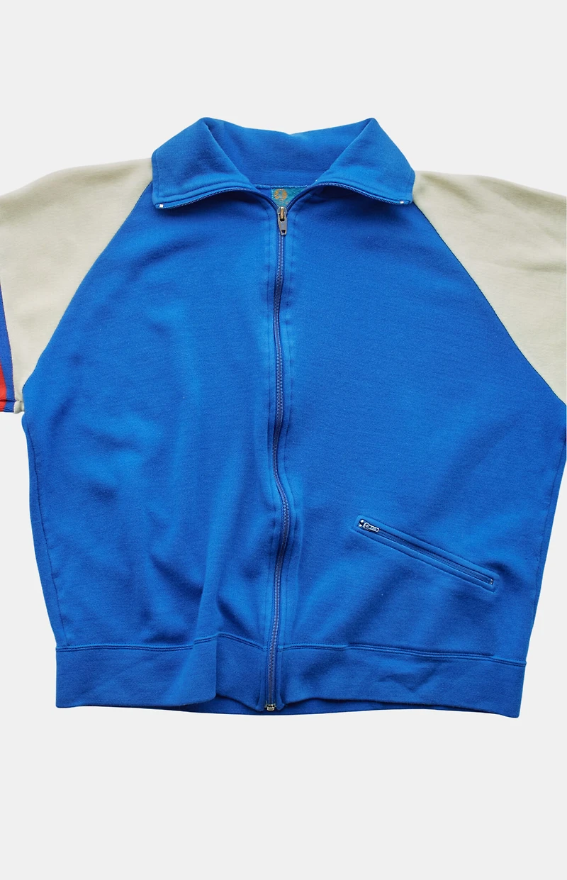 PS VINTAGE '70s Striped Zip Up Jacket