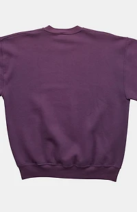 PS VINTAGE Purple '90s Russell Crew Neck Sweatshirt