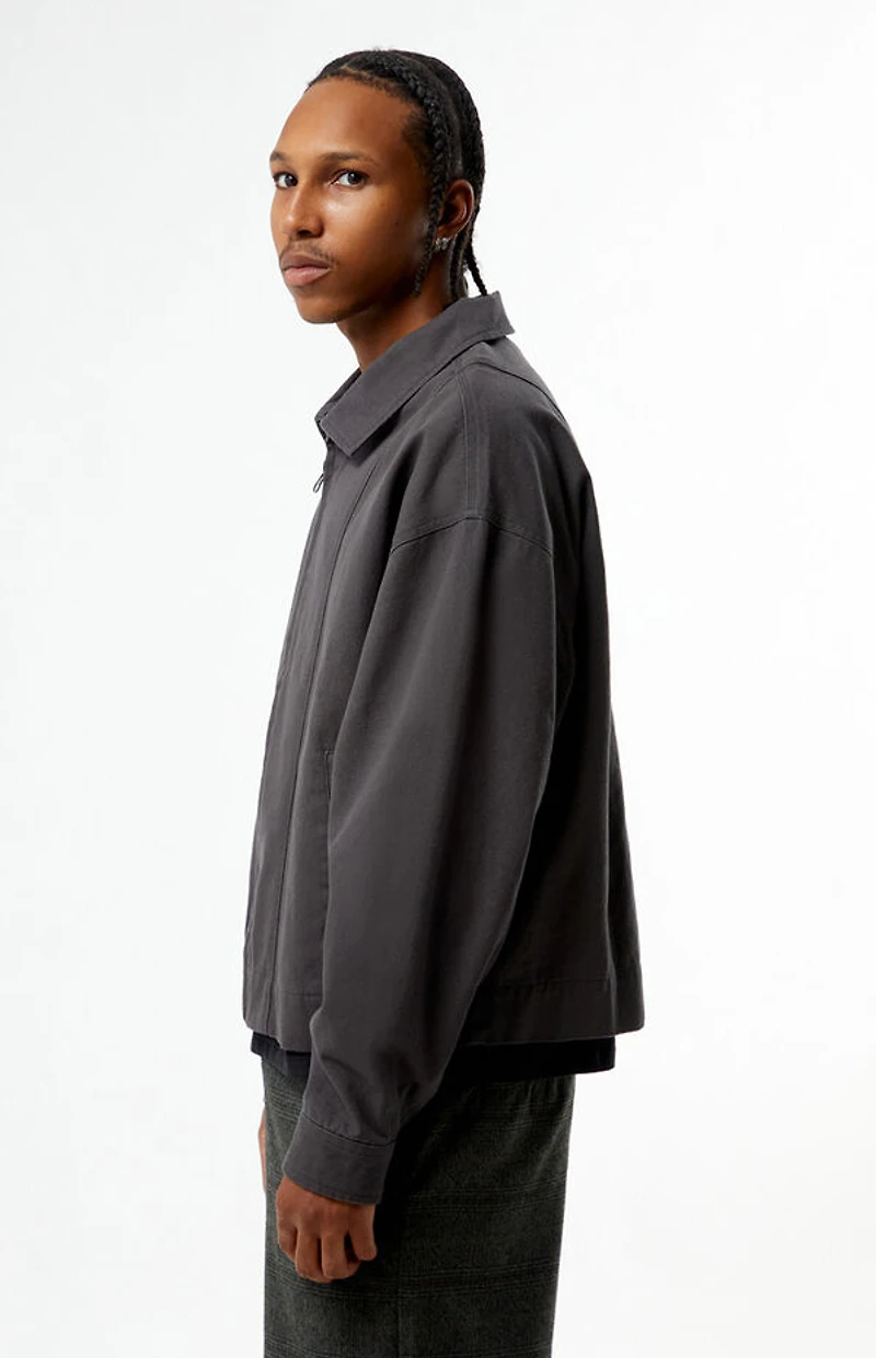 Pacsun Gray Double Seams Gas Jacket