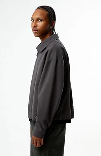 Pacsun Gray Double Seams Gas Jacket