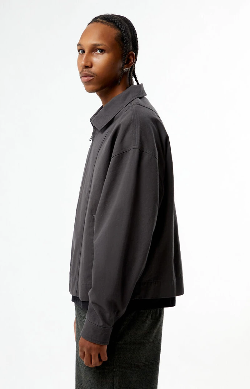 Pacsun Gray Double Seams Gas Jacket