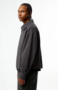 Pacsun Gray Double Seams Gas Jacket