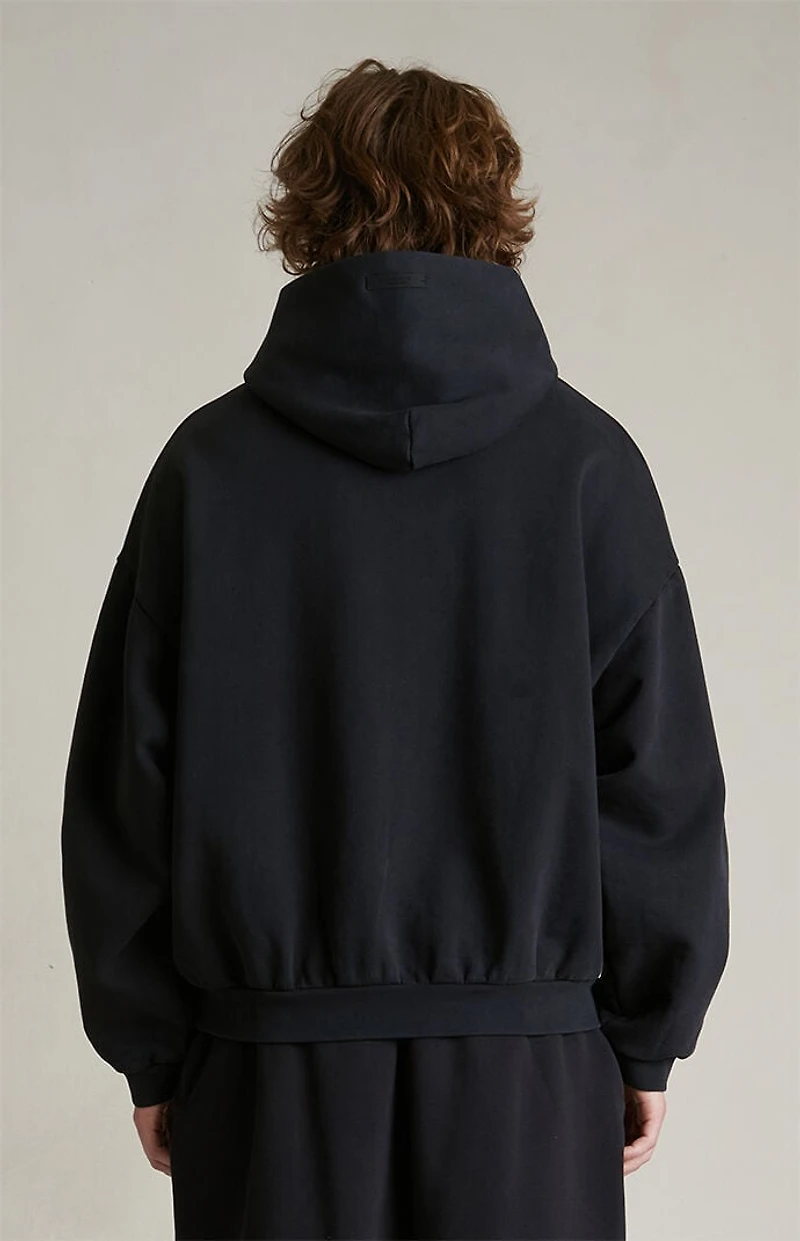 Fear of God ESSENTIALS Black Heavy Fleece Hoodie