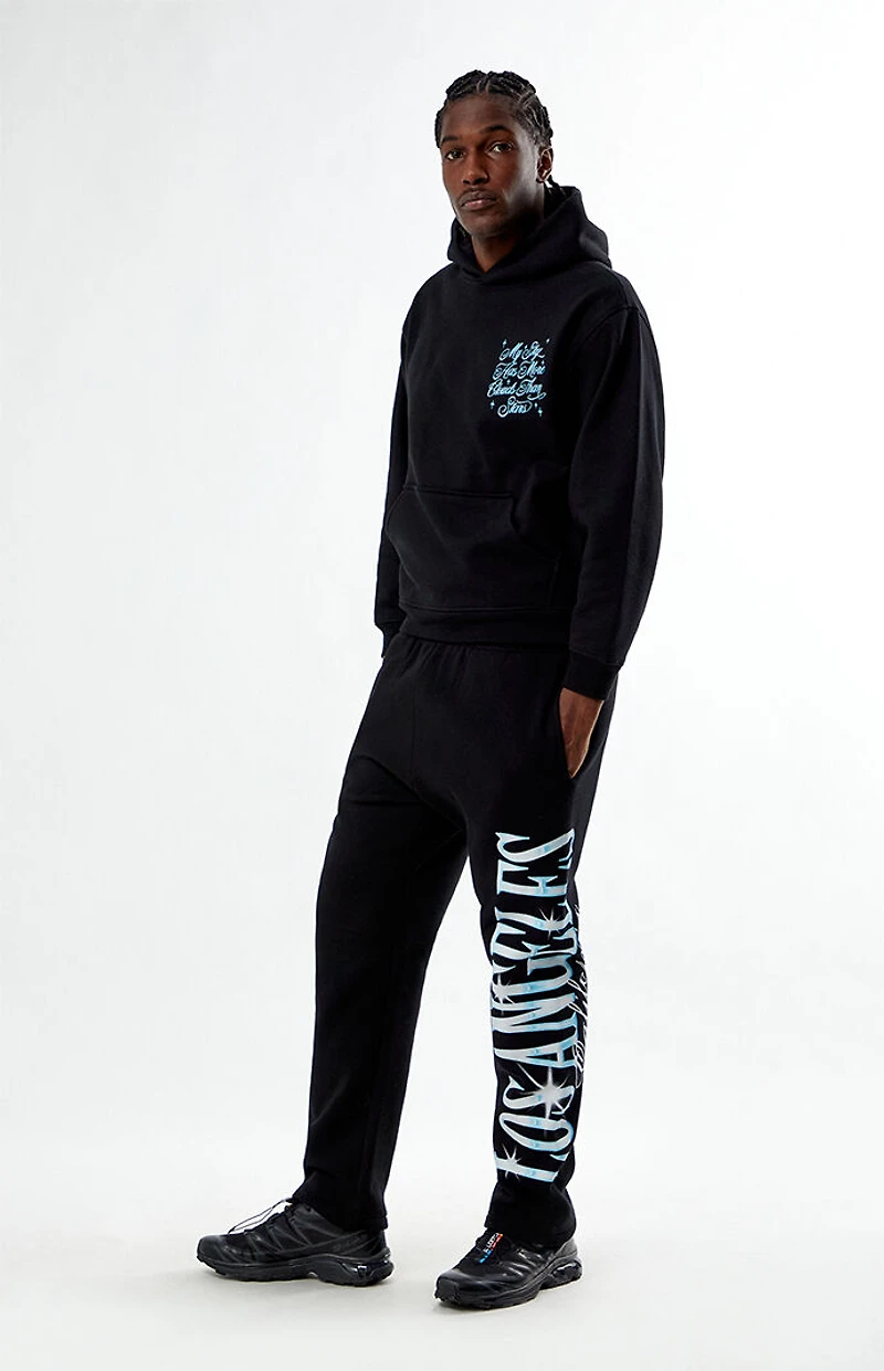 Pacsun Chrome Straight Leg Sweatpants