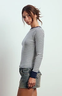 Beverly and Beck Kelsey Thermal Cuff Long Sleeve Top