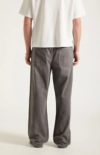 Pacsun Gray Straight Drawstring Pants