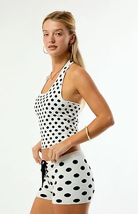 Beverly and Beck Aaliyah Lace-Up Knit Shorts