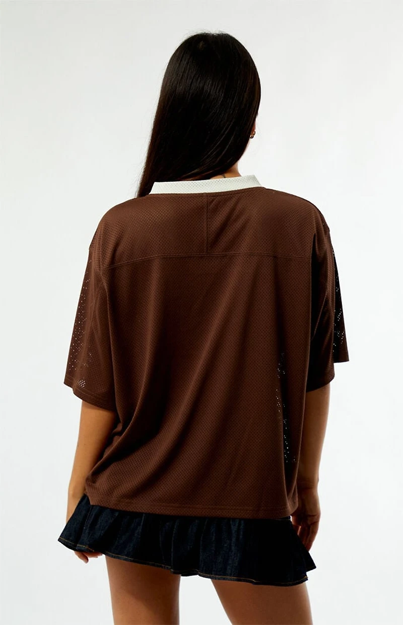 Pacsun Brown Standard Issue Short Sleeve Jersey