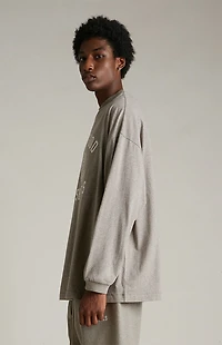 Fear of God ESSENTIALS Heather Grey University Long Sleeve T-Shirt