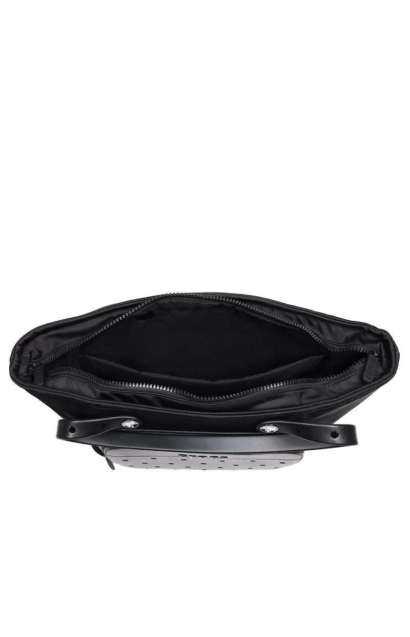 Crocs Black Pocket Large Tote Bag