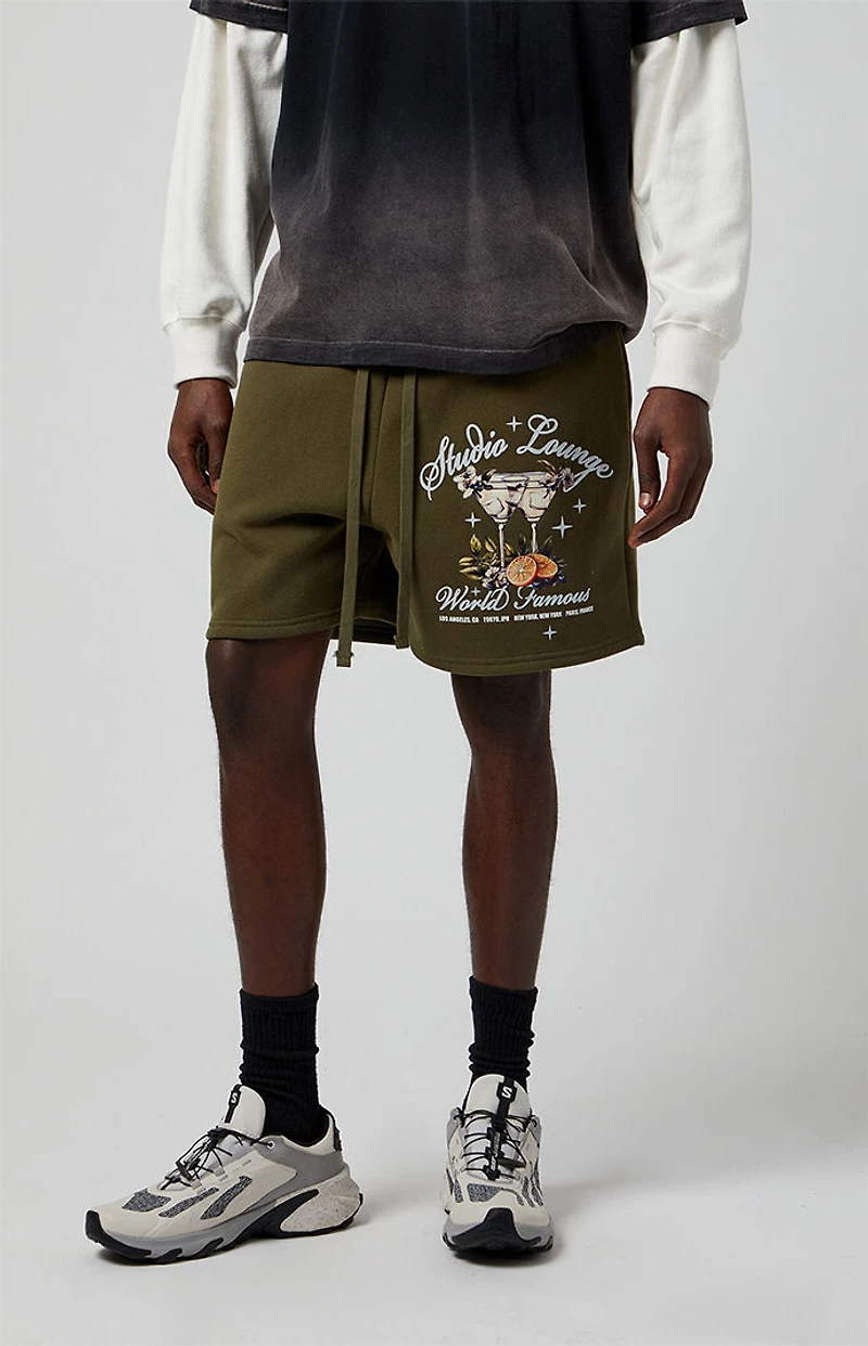 Pacsun Studio Lounge Fleece Sweat Shorts