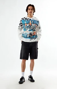 Pacsun New York Racing Cropped Long Sleeve T-Shirt