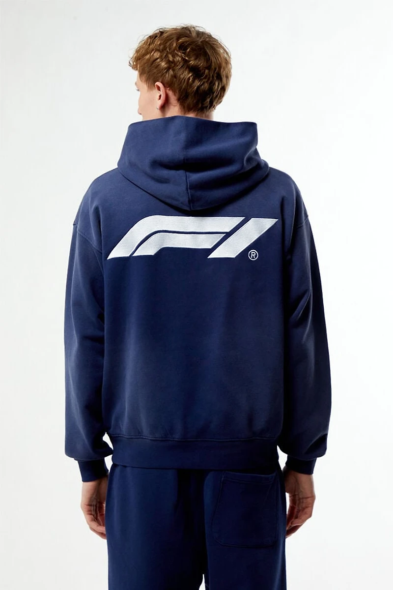 Formula 1 x Pacsun Las Vegas Washed Blue Logo Hoodie