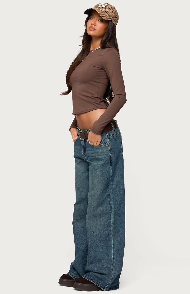 Edikted Tay Long Sleeve Top
