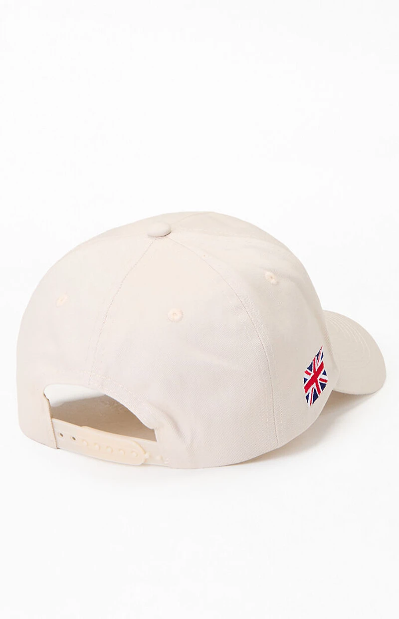 Formula 1 x Pacsun Great Britain Cream Snapback Hat