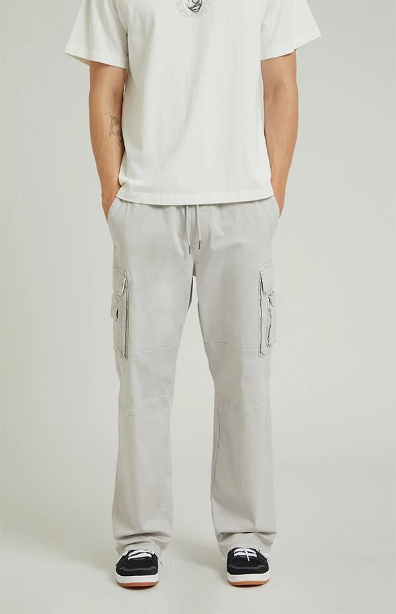 Pacsun Gray Baggy Cargo Pants