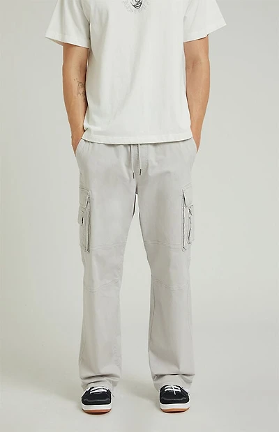 Pacsun Gray Baggy Cargo Pants