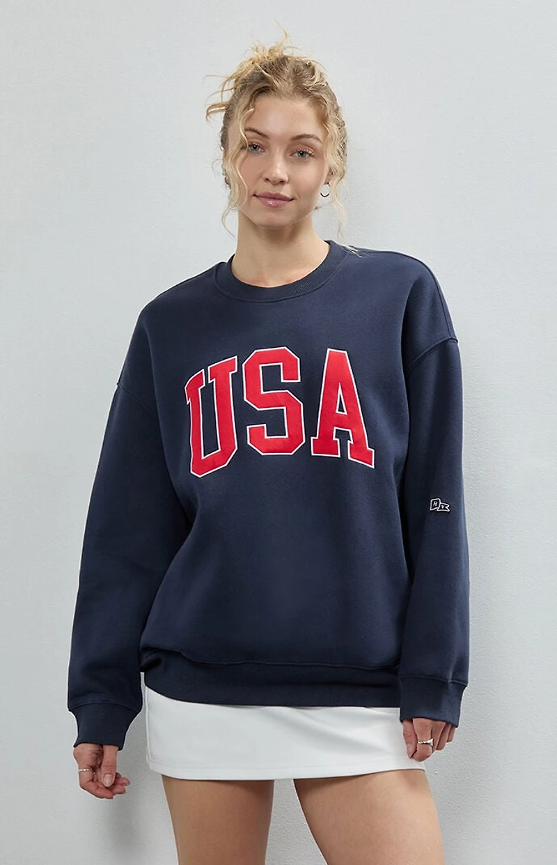 HYPE & VICE USA Offside Crew Neck Sweatshirt