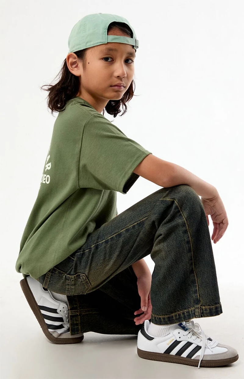 Pacsun Kids Baggy Jeans Dark Blue Tint