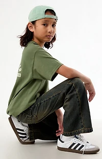 Pacsun Kids Baggy Jeans Dark Blue Tint