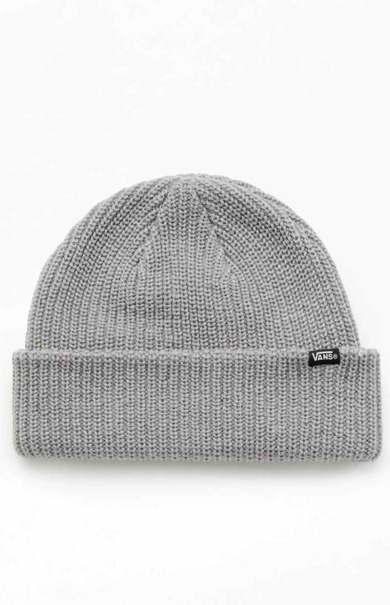Vans Kids Heather Grey Core Basic Cuff Beanie
