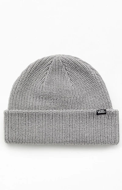 Vans Kids Heather Grey Core Basic Cuff Beanie