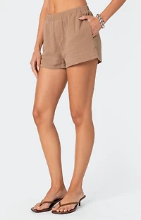 Edikted Levy Gauze Shorts