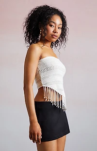 Third Charm Festival Beaded Bandana Tube Top