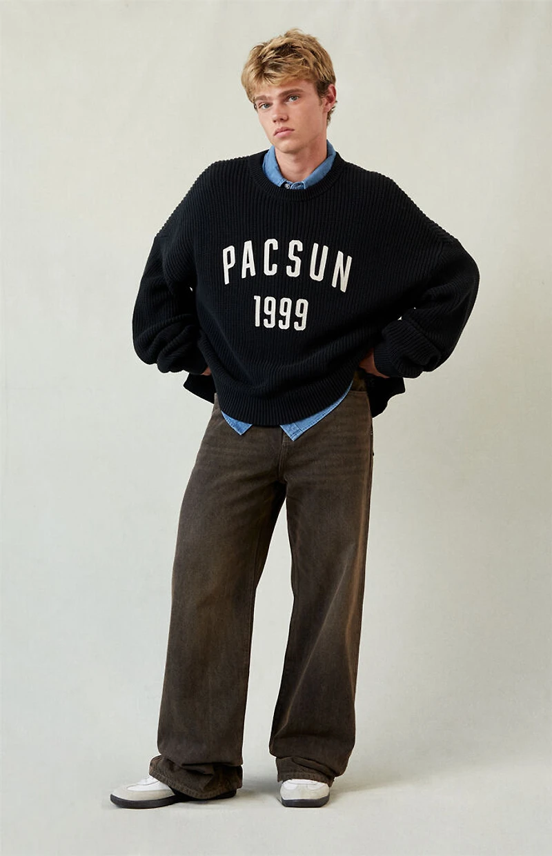 Pacsun Blake Extreme Baggy Jeans Overdyed Brown