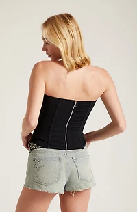 Third Charm Briar Strapless Mesh Corset