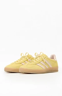 adidas Women’s Yellow Gazelle Indoor Sneakers